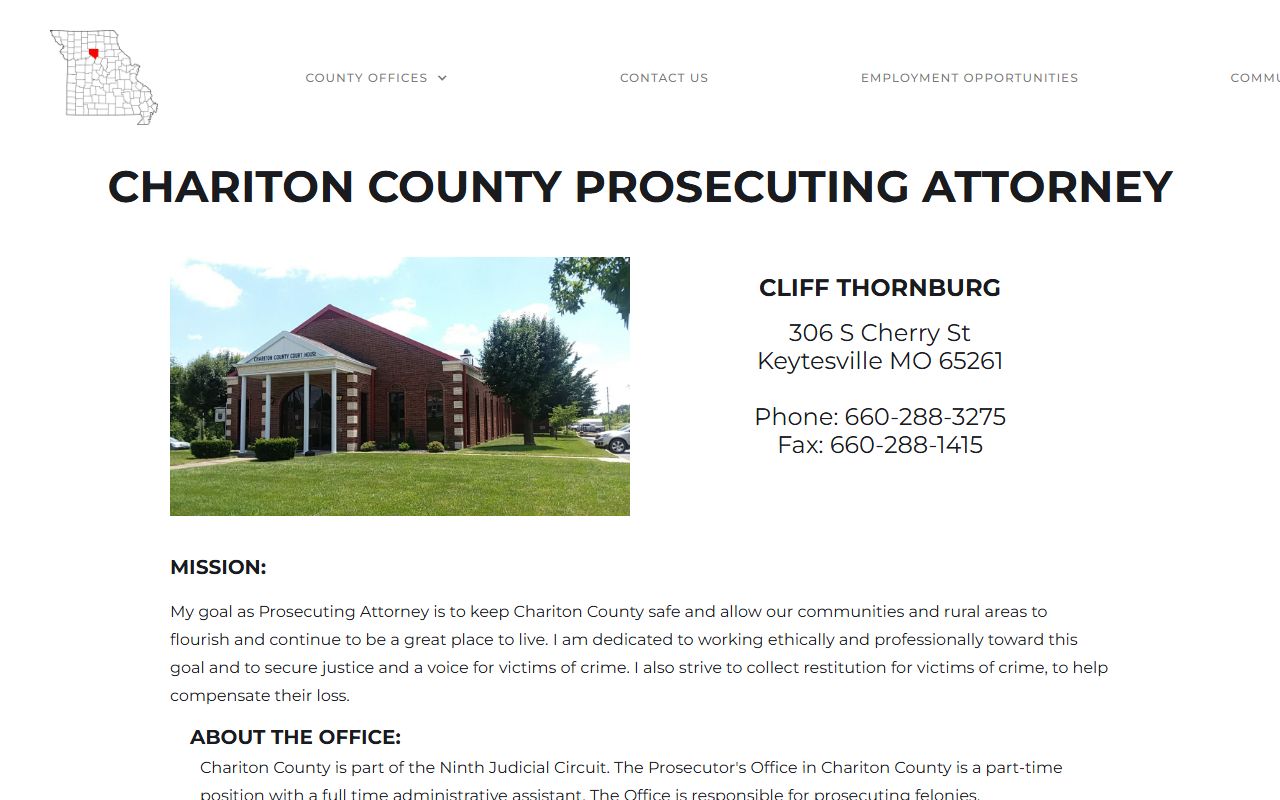 Chariton County government and Sheriff's Office resource