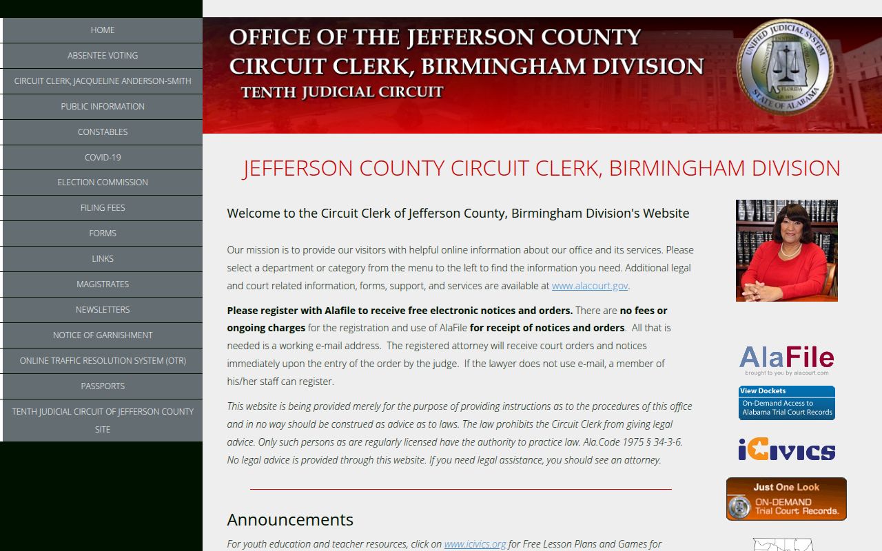 Jefferson County Circuit Clerk court records