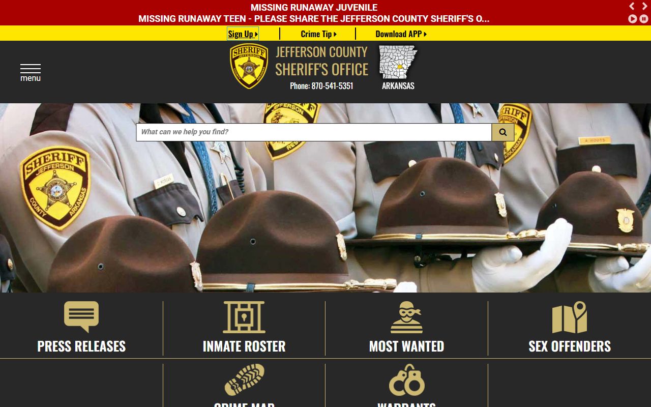 Jefferson County Sheriff's Office Missouri criminal records