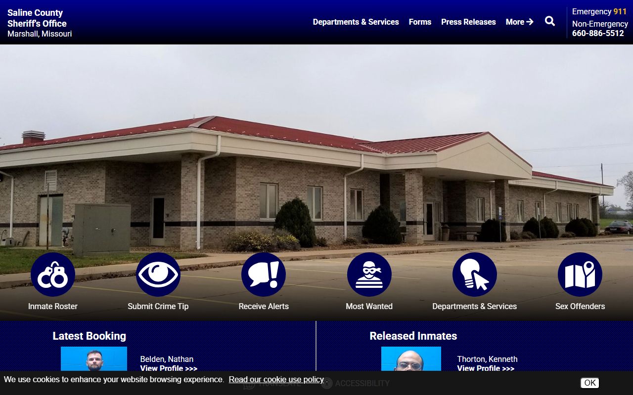 Saline County Sheriff criminal records and arrest records Missouri