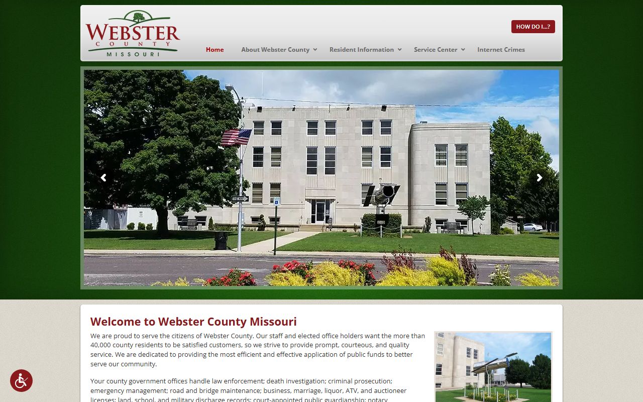Webster County Missouri criminal records and jail resources